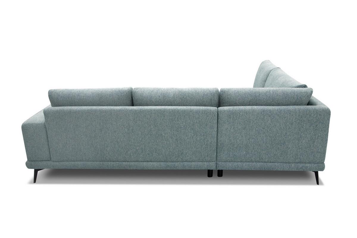 ECKSOFA MEDIOLANE 5-Sitzer, mintgrün - Mintgrün, Holzwerkstoff/Textil (219/282cm) - Wozimo