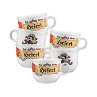 KAFFEETASSEN Compact Bayern bunt 210 ml 6er Set - Multicolor, Keramik (0.21L) - Seltmann Weiden