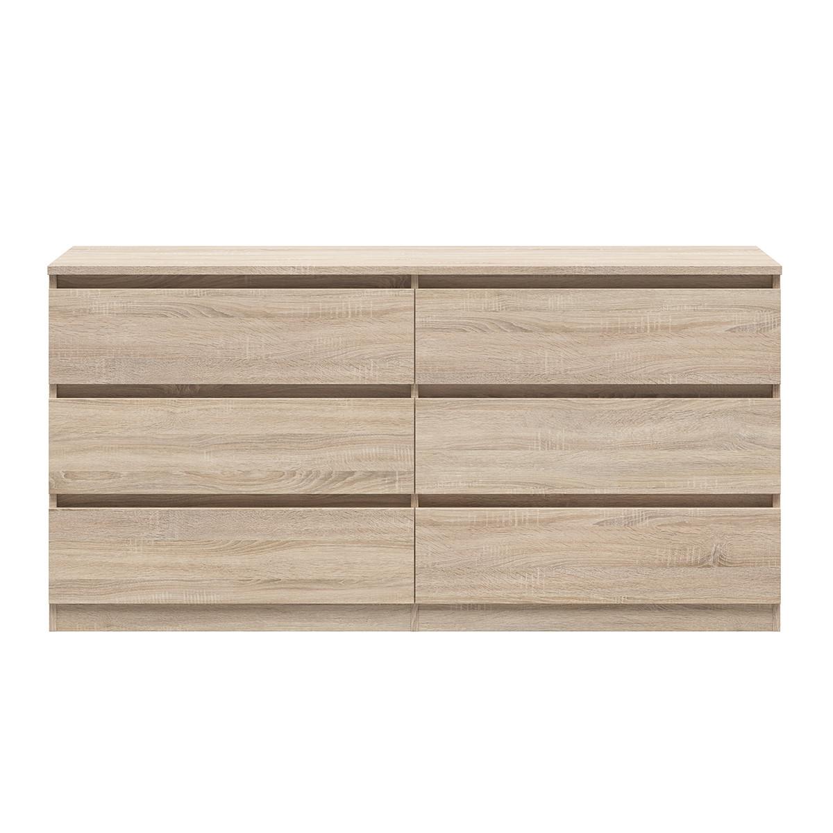 KOMMODE Edwin Hellholz - Braun, Holzwerkstoff (150/75/45cm) - Petits-meubles