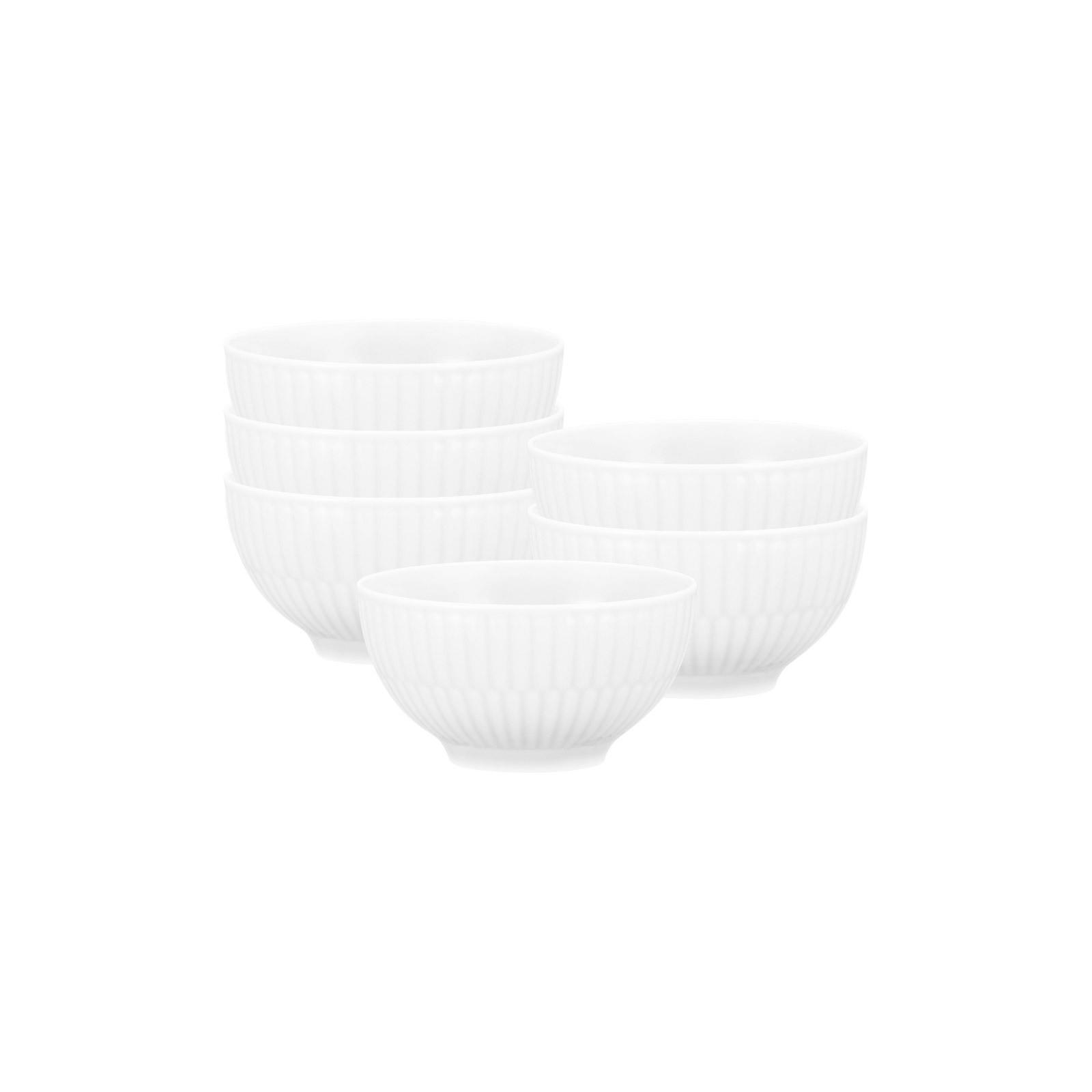 DIPSCHALEN Amina Weiß ø 8,3 cm 6er Set - Weiß, Keramik (8.3cm) - Seltmann Weiden