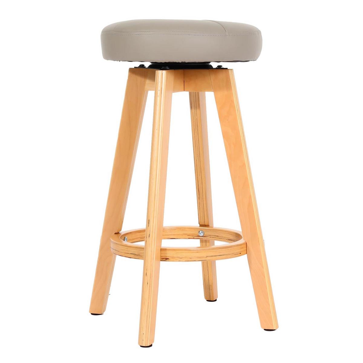 BARHOCKER taupe 2er-Set - Taupe, Holz (45/67/45cm) - MCW