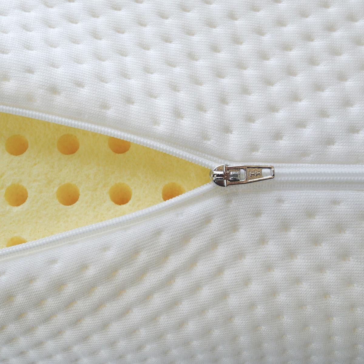 MEMORY FOAM KOPFKISSEN ergonomisch 40x80 cm – Visco Nackenstützkissen mit atmungsaktivem Mikrofaserbezug, anpassungsfähig & waschbar - Weiß, Textil (40/80cm) - Mister Sandman