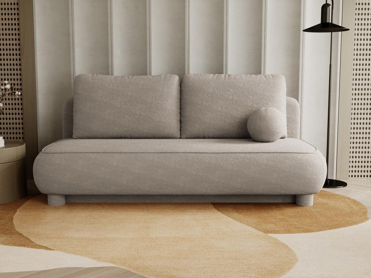 SCHLAFSOFA Gaja - Hellbraun, Holz/Textil (209/96/96cm) - MIRJAN24