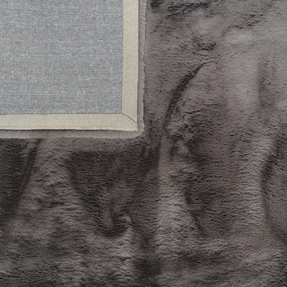 HOCHFLORTEPPICHE Anthrazit 80 x 150 cm - Anthrazit, Kunststoff (80/150cm) - TT Home