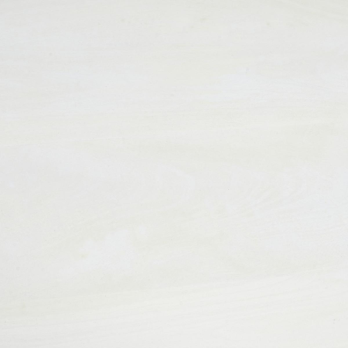 ESSTISCH Weiß 110/110 cm Mangoholz Murtle - Weiß, Holz (110/110/77cm) - Beliani
