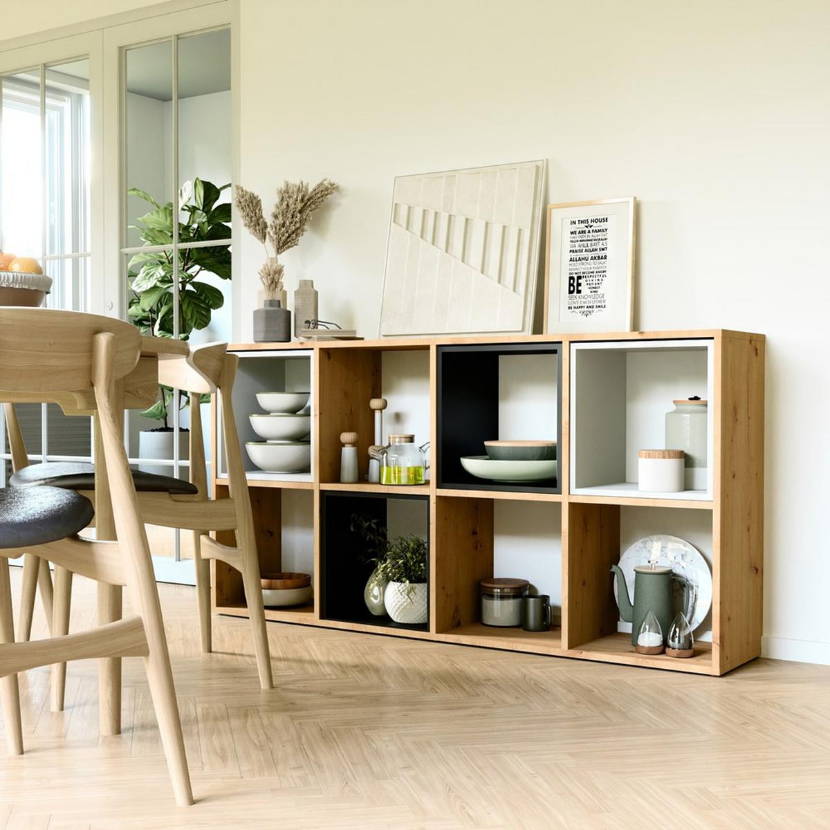 BÜCHERREGAL Artisan 147/75/30 - Eiche Artisan, Holzwerkstoff (147/75/30cm) - RAUMHIRSCH FURNITURE
