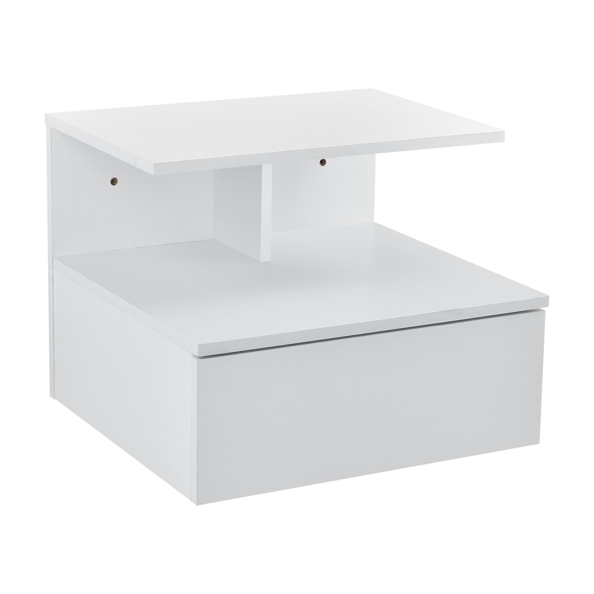 WANDSCHRANK Amberg - Weiß, Holzwerkstoff (40/31/35cm) - [en.casa]