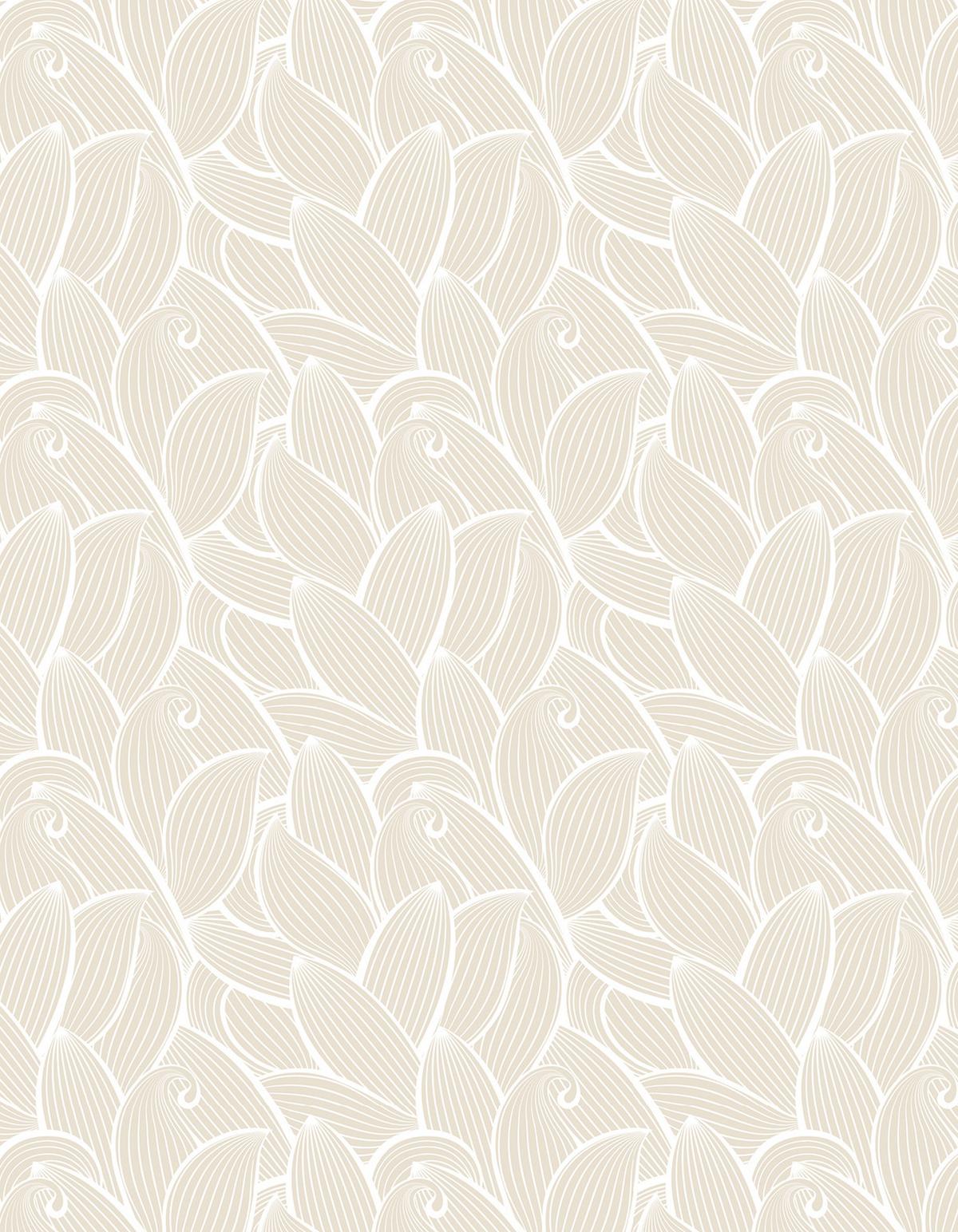 VERDUNKELUNGSROLLO 140x180 cm Blätter - Grau, Textil (140/180cm) - TULUP