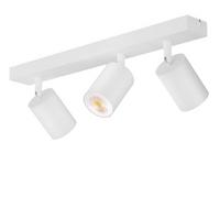 DECKENSTRAHLER Glanz 3-flammig 42/6/10 cm - Weiß, Metall (42/6/10cm) - Nettlife