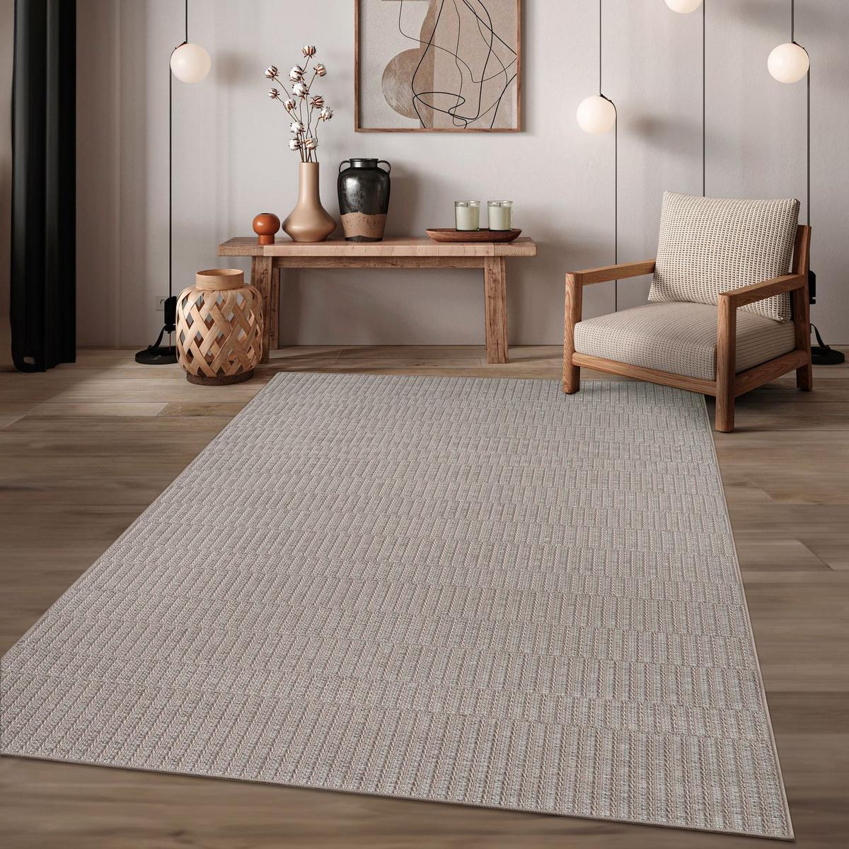 OUTDOORTEPPICH Boho Beige 240 x 340 cm - Beige, Kunststoff (240/340cm) - TT Home