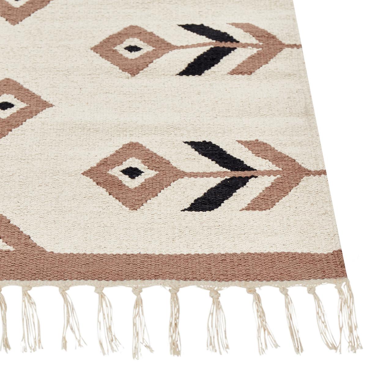 KELIM-TEPPICH Niavan 300/200 cm - Beige, Textil (200/300cm) - Beliani