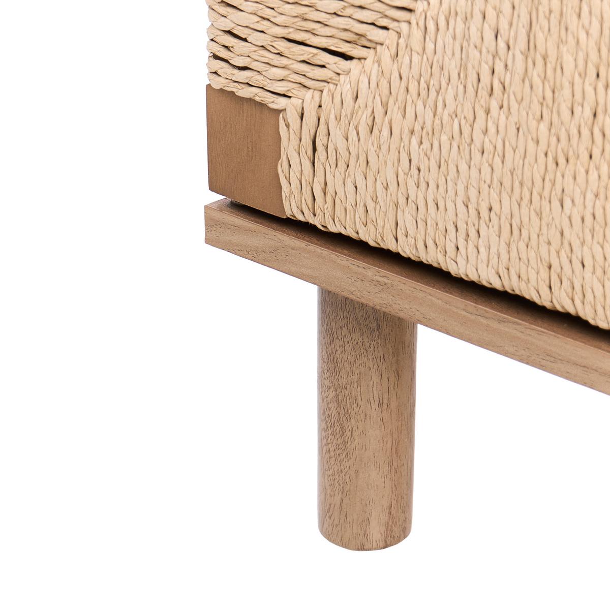 NACHTTISCH Hellbraun Bondi - Hellbraun, Holzwerkstoff (36/49/54cm) - Beliani