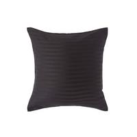 KISSENBEZUG Damast, Ägyptische Baumwolle, Fadendichte 330 - Schwarz, Textil (40/40cm) - Homescapes
