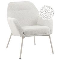 SESSEL Cremeweiß Jabro - Weiß, Textil (65/78/70cm) - Beliani