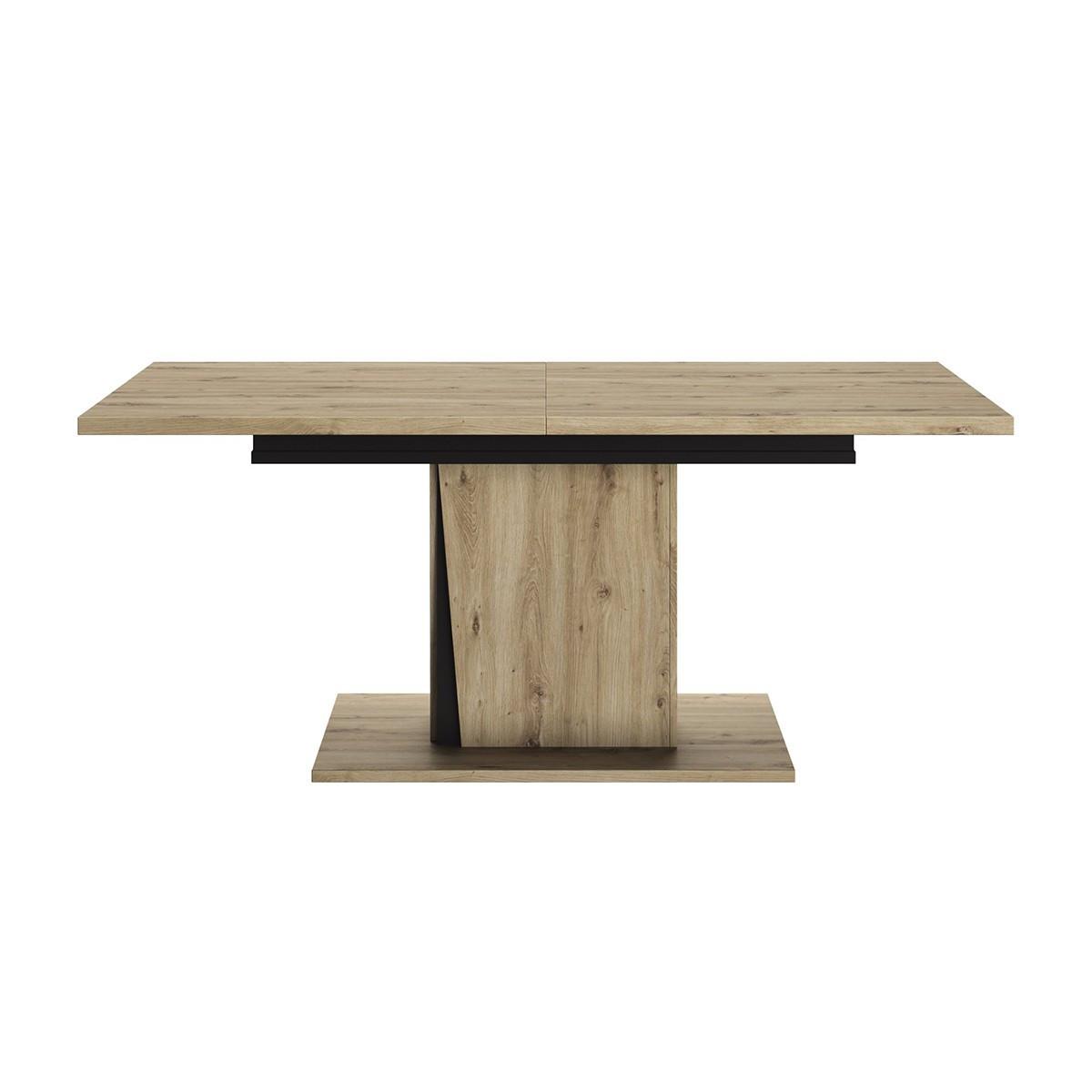 ESSTISCH Extensible Crack 180/225 cm - Französische Herstellung - Eichefarben, Holzwerkstoff (106/90/78cm) - Calicosy