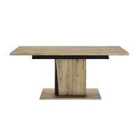 ESSTISCH Extensible Crack 180/225 cm - Französische Herstellung - Eichefarben, Holzwerkstoff (106/90/78cm) - Calicosy