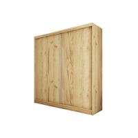 SCHWEBETÜRENSCHRANK SOFIA 200/216/61 cm 2-türig Eiche Artisan - Eiche Artisan, Holzwerkstoff (200/216/61cm) - MASSENO