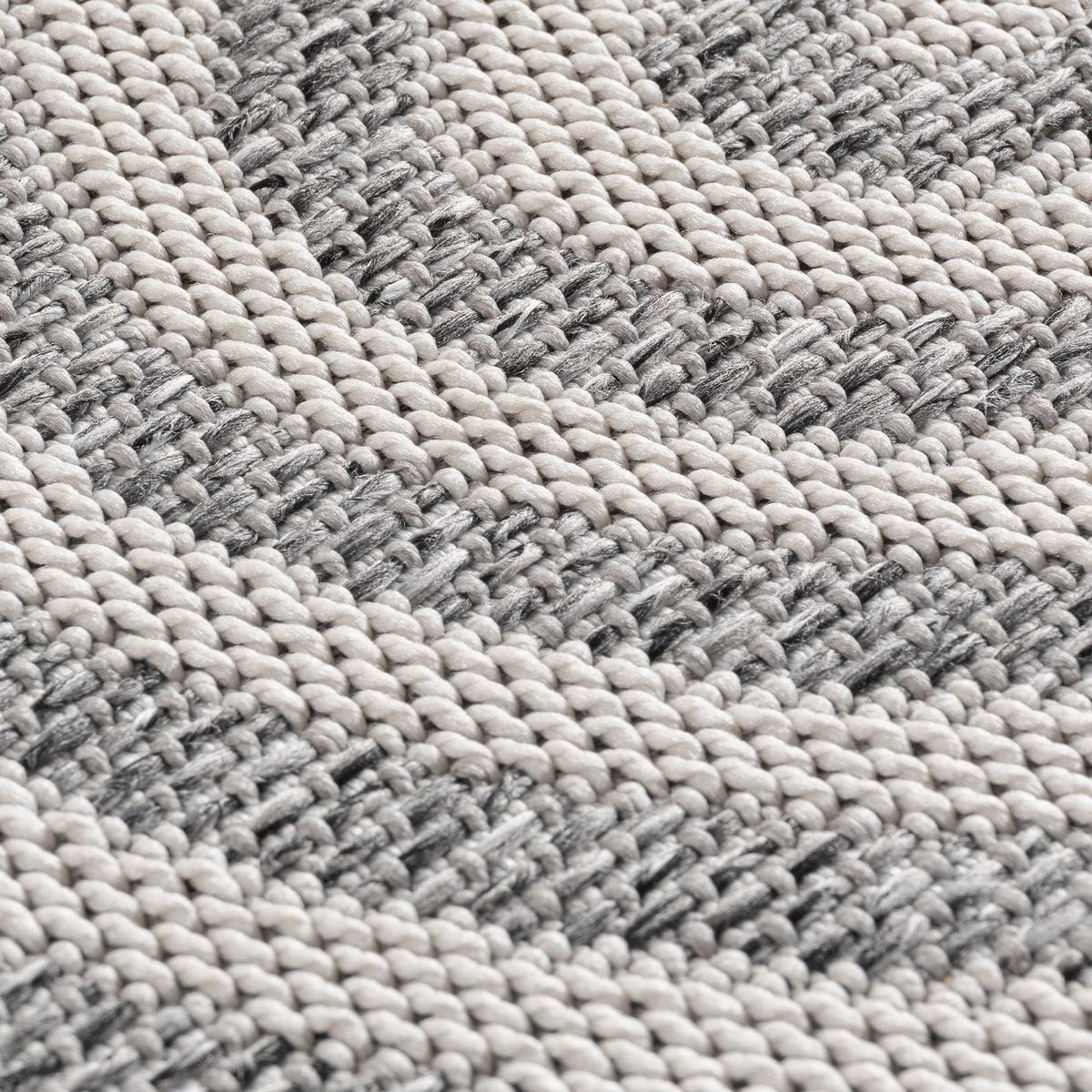 TEPPICH Outdoor VENTOUX in Grau, im Boho-Stil, 80 x 250 cm - Grau, Textil (250/80cm) - KADIMA DESIGN