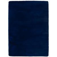 TEPPICH DENE, einfarbig, Blau, 120 x 170 cm - Blau, Textil (120/170cm) - KADIMA DESIGN