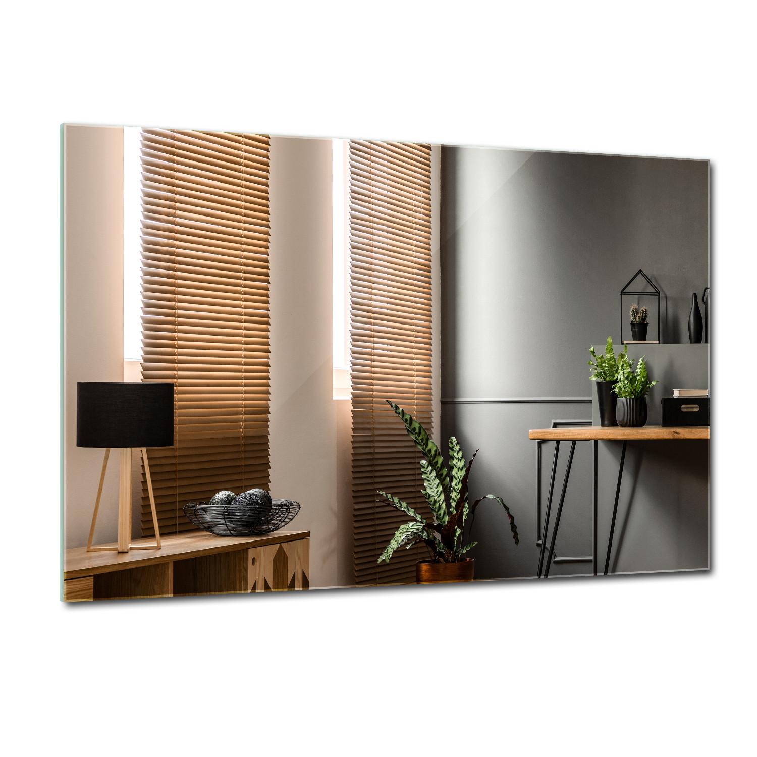 WANDSPIEGEL 70 cm x 50 cm Rechteckig - Blaugrau, Glas (70/50/0.4cm) - TULUP