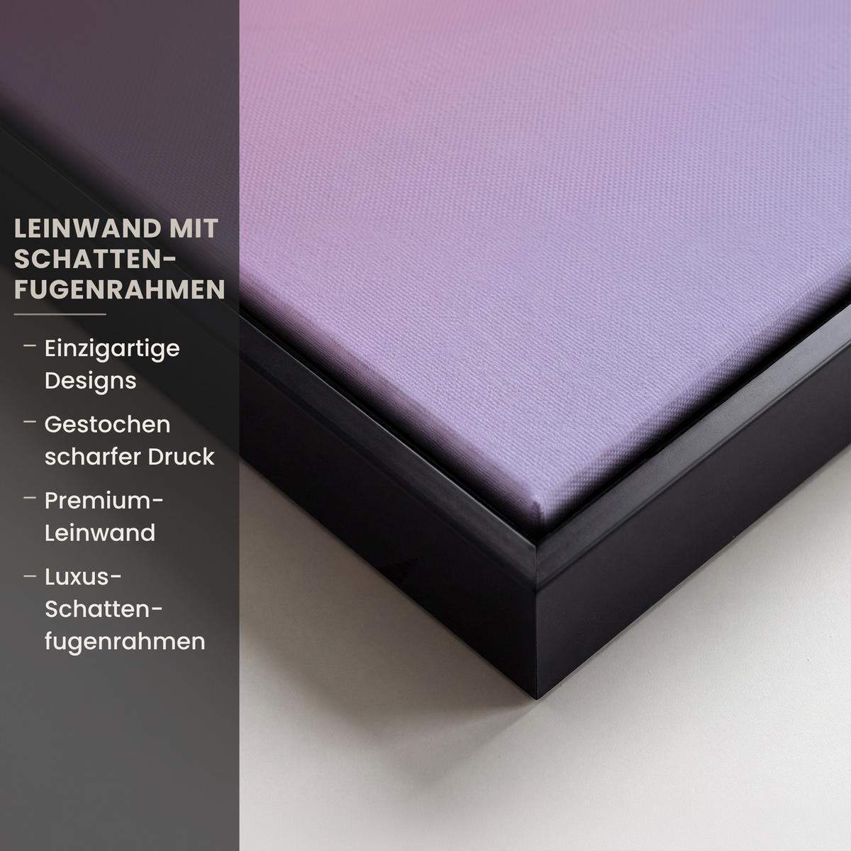 LEINWAND Bilder mit Rahmen - Disco - Obst - Glitzer - Erdbeere - 60x40 - Pink, Textil (60/40cm) - MuchoWow