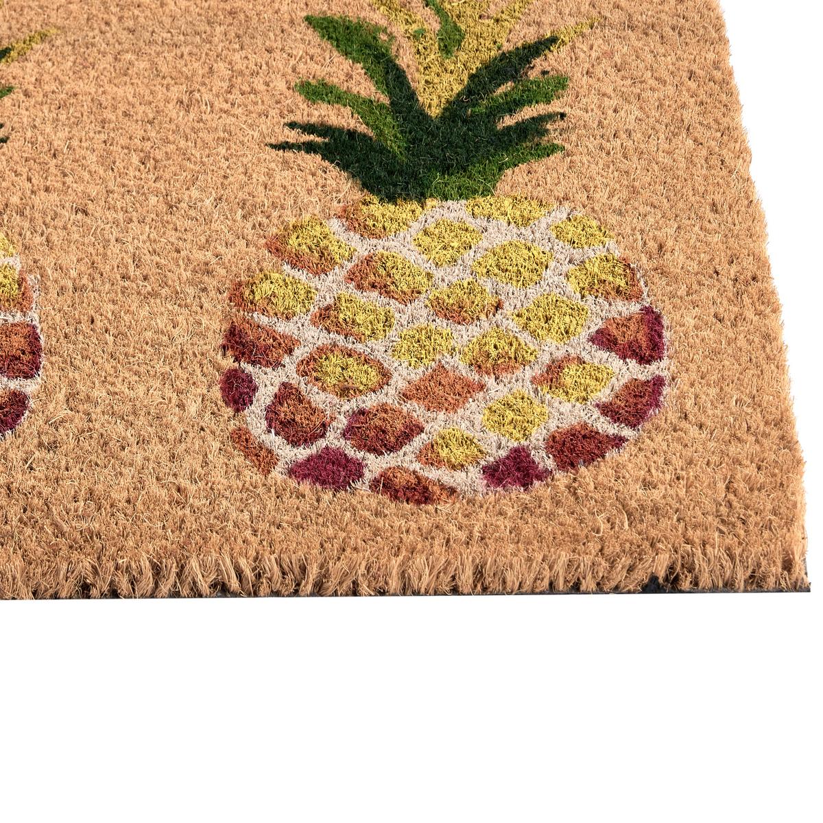 FUSSMATTE Naturfarben 40/60 cm Kokosfasern Ozamiz - Naturfarben, Textil (40/60cm) - Beliani