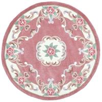 HANDTUFTTEPPICH Ming 150x150 cm - Rosa, Textil (150/150cm) - THEKO