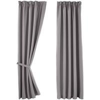 VORHANG 2ER SET NEWYORK HxB 225x295 cm Grau - Grau, Textil (295/225cm) - Gardinenbox