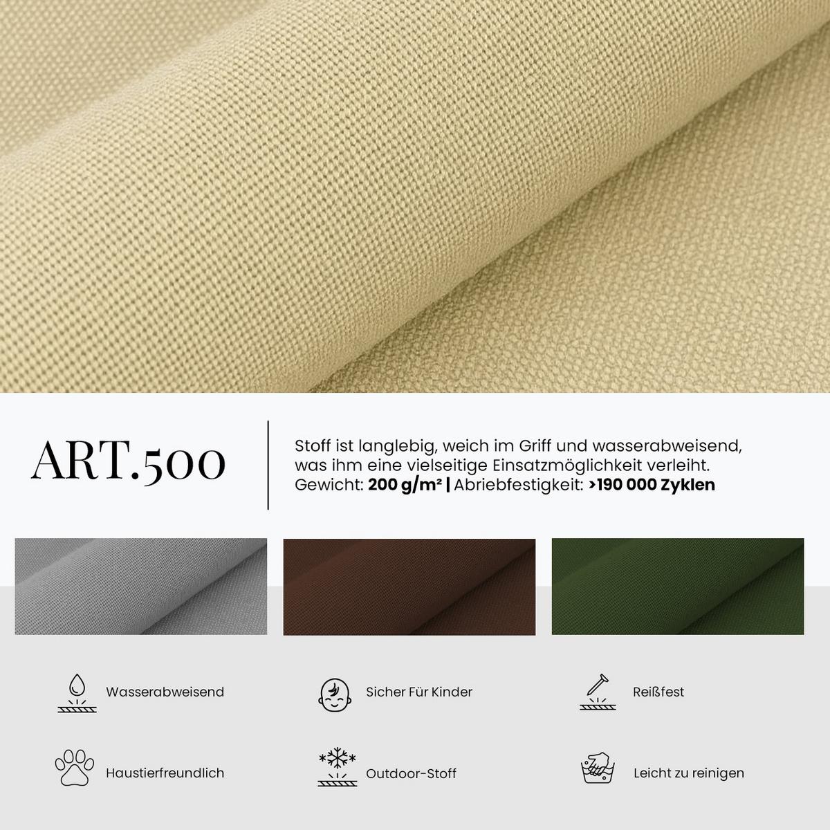 LOUNGESOFA Elba 2 Sitzer - Grau - Grau, Textil (150/90/87cm) - MKS