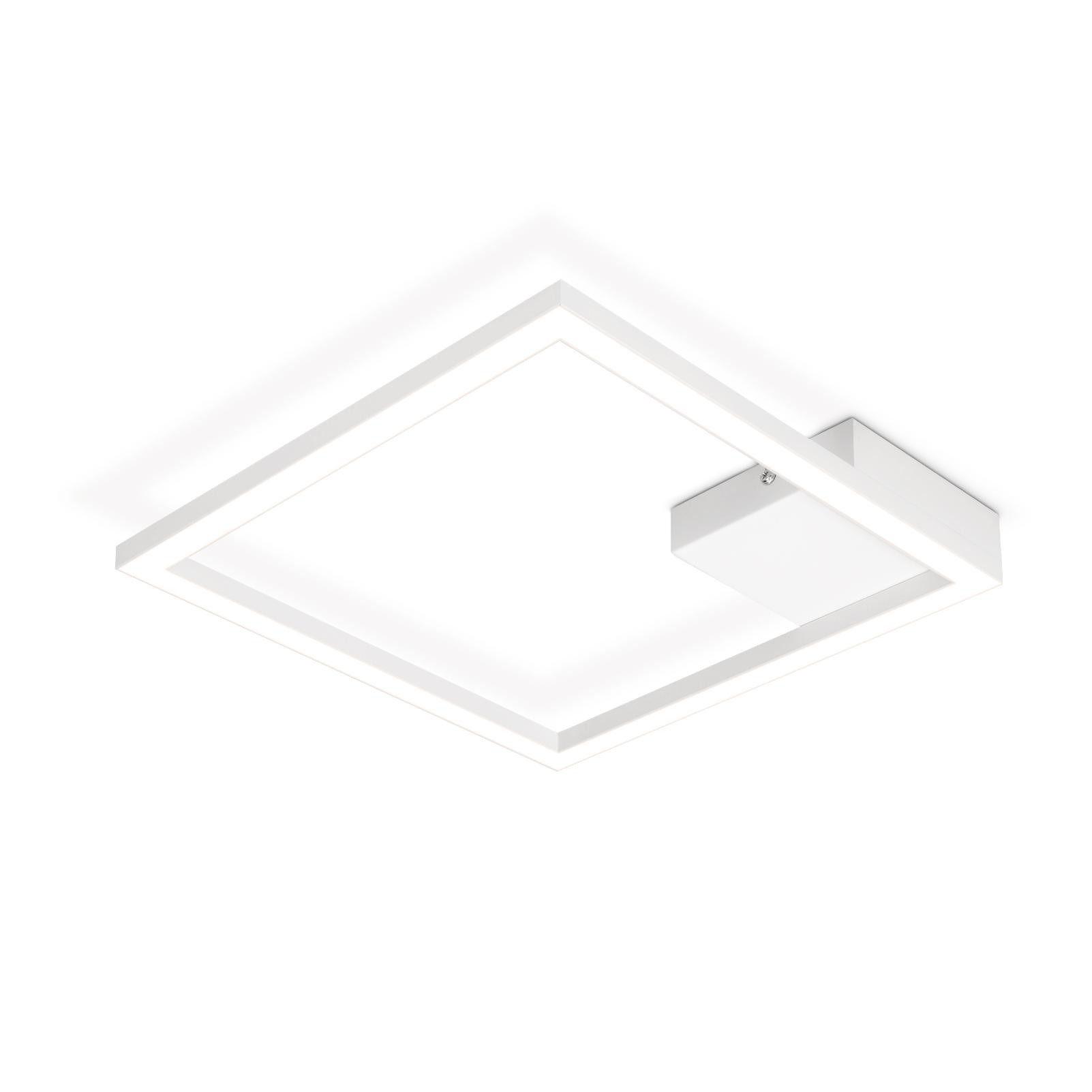 LED-DECKENLEUCHTE Franks 29.4/29.4/3.8 cm - Weiß, Metall (29.4/29.4/3.8cm) - Nettlife