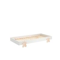 STAPELBETT Karlene 204x28x94 aus MDF in Weiß - Weiß, Holzwerkstoff (90/200cm) - 58aufmkessel