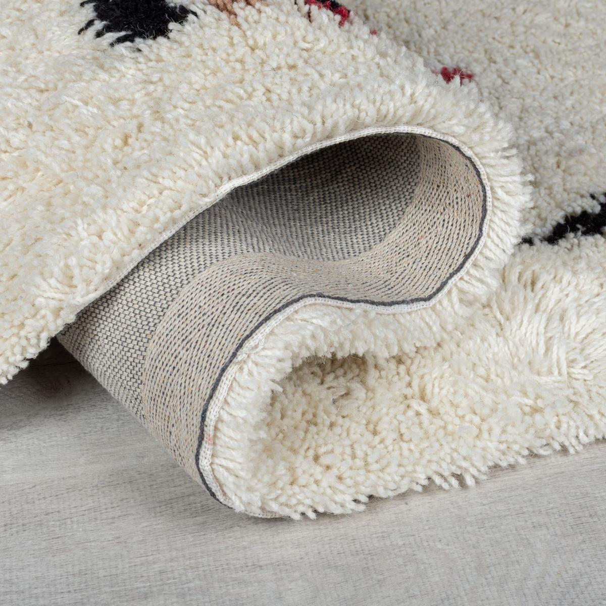 WOLLTEPPICH BRUE, mit Rautenmuster, Bunt, 160 x 230 cm - Multicolor, Textil (230/160cm) - KADIMA DESIGN