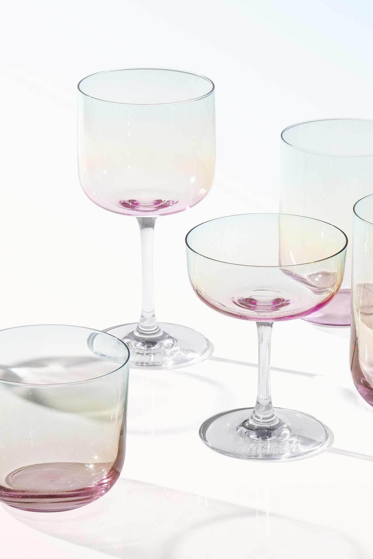 WASSERGLÄSER Like Glass Pearl 280 ml 2er Set - Multicolor, Glas (0.28L) - like.Villeroy & Boch