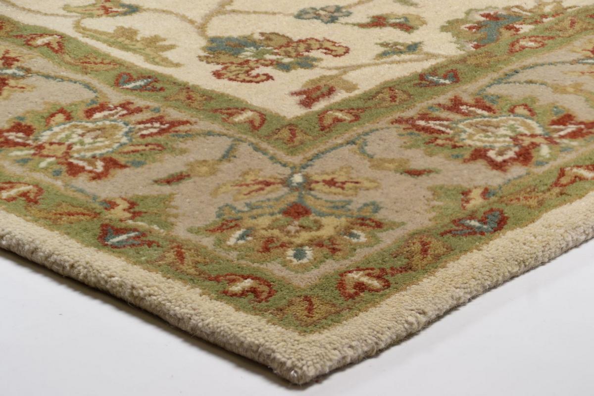 HANDTUFTTEPPICH Royal Ziegler 70x140 cm - Creme, Textil (70/140cm) - THEKO