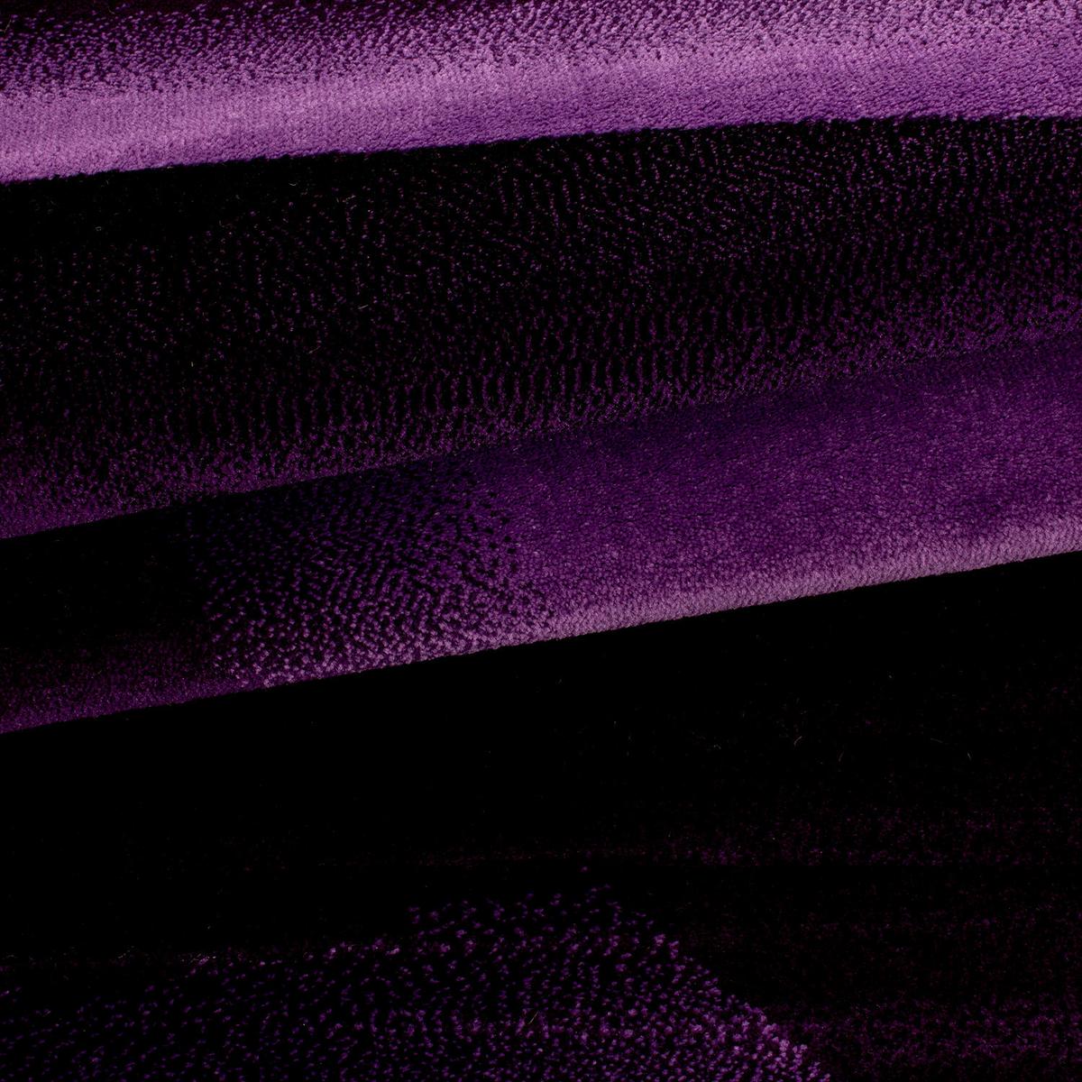 KURZFLORTEPPICH ASPEN, abstrakt, Violett, 80 x 150 cm - Lila, Textil (80/150cm) - KADIMA DESIGN