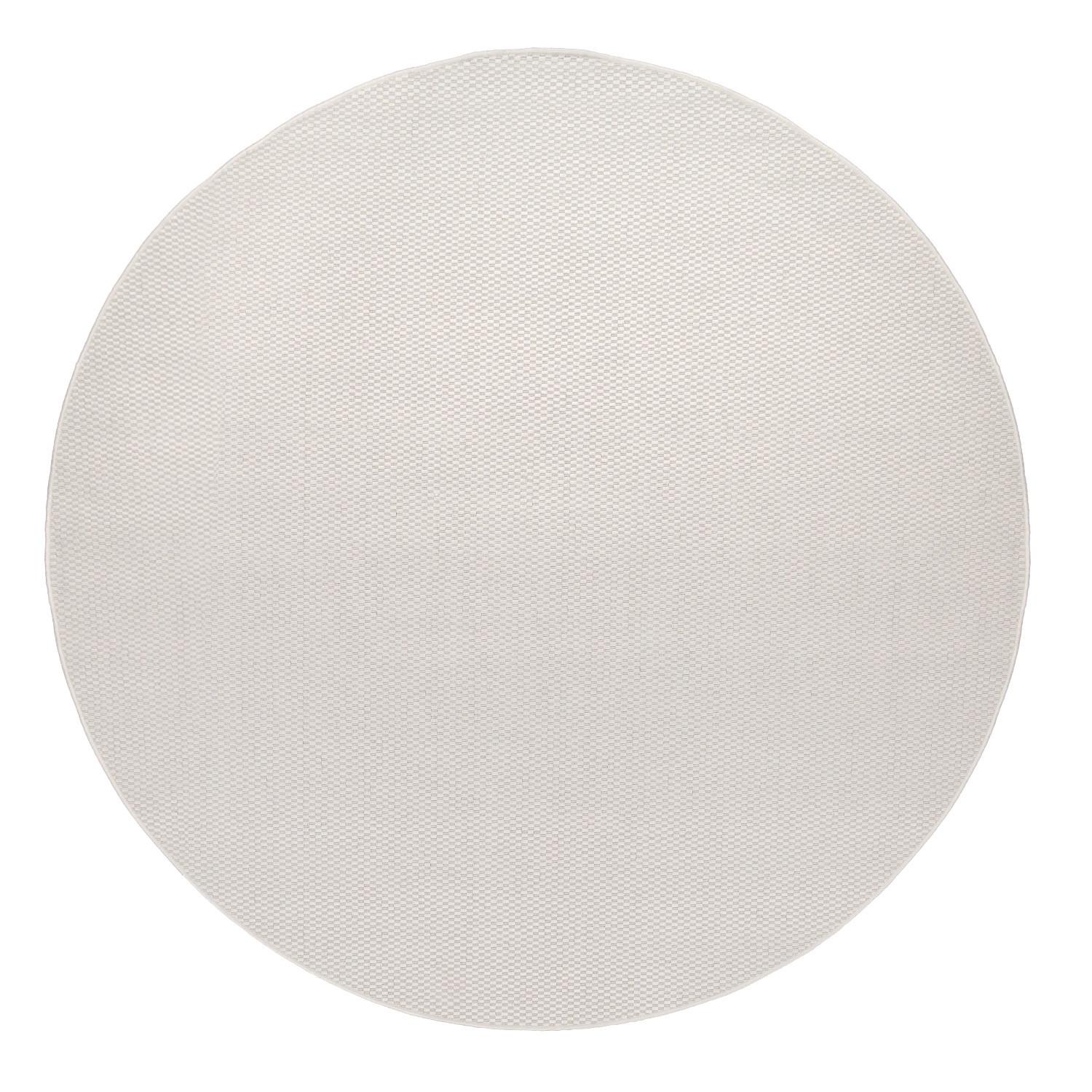 OUTDOORTEPPICH Elfenbein Ø 200 cm - Weiß, Kunststoff (200/200cm) - TT Home