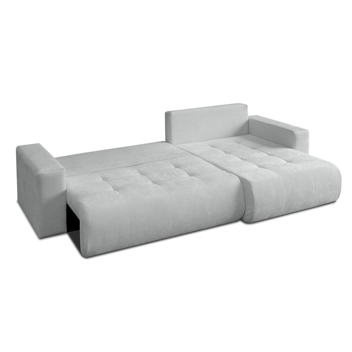 ECKSOFA CLOUD II XL mit Schlaffunktion Vibe 85 - Grau, Textil (280/152cm) - Lookway