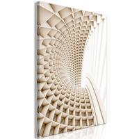 KUNSTDRUCK Beige 40/60 cm - Beige/Braun, Textil (40/60cm) - KUNSTLOFT