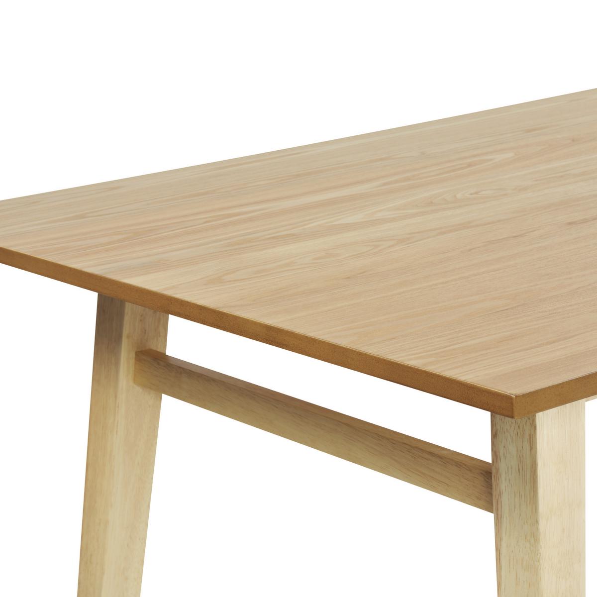 ESSTISCH 150/90 cm Helles Holz Varley - Hellbraun, Holzwerkstoff (150/90/76cm) - Beliani