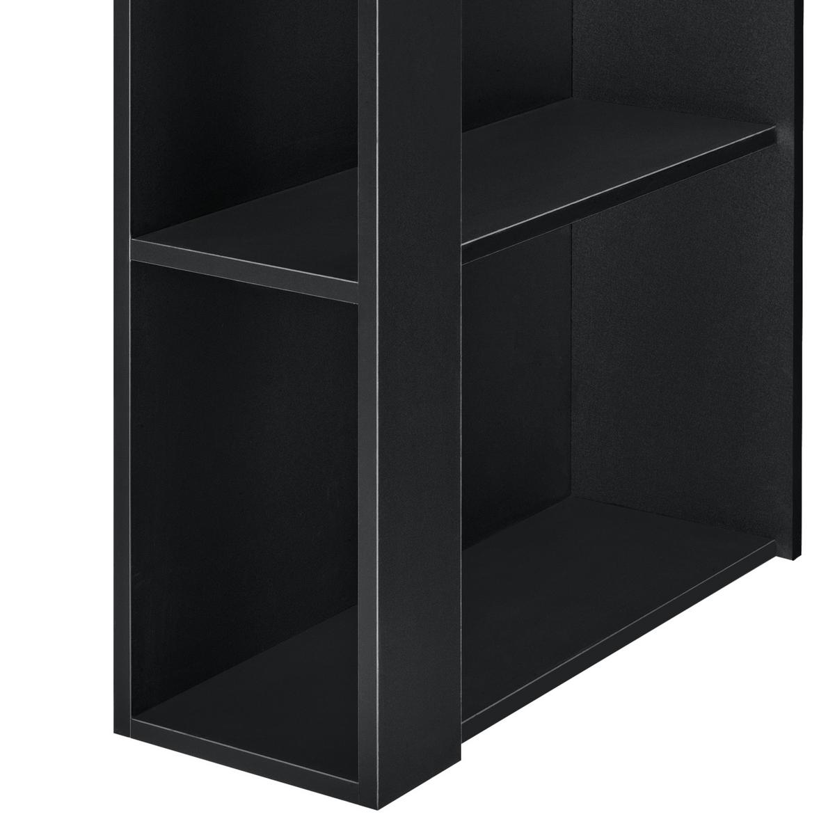 BARTISCH Danderyd - Schwarz/Braun, Holzwerkstoff (60/120/105.5cm) - [en.casa]
