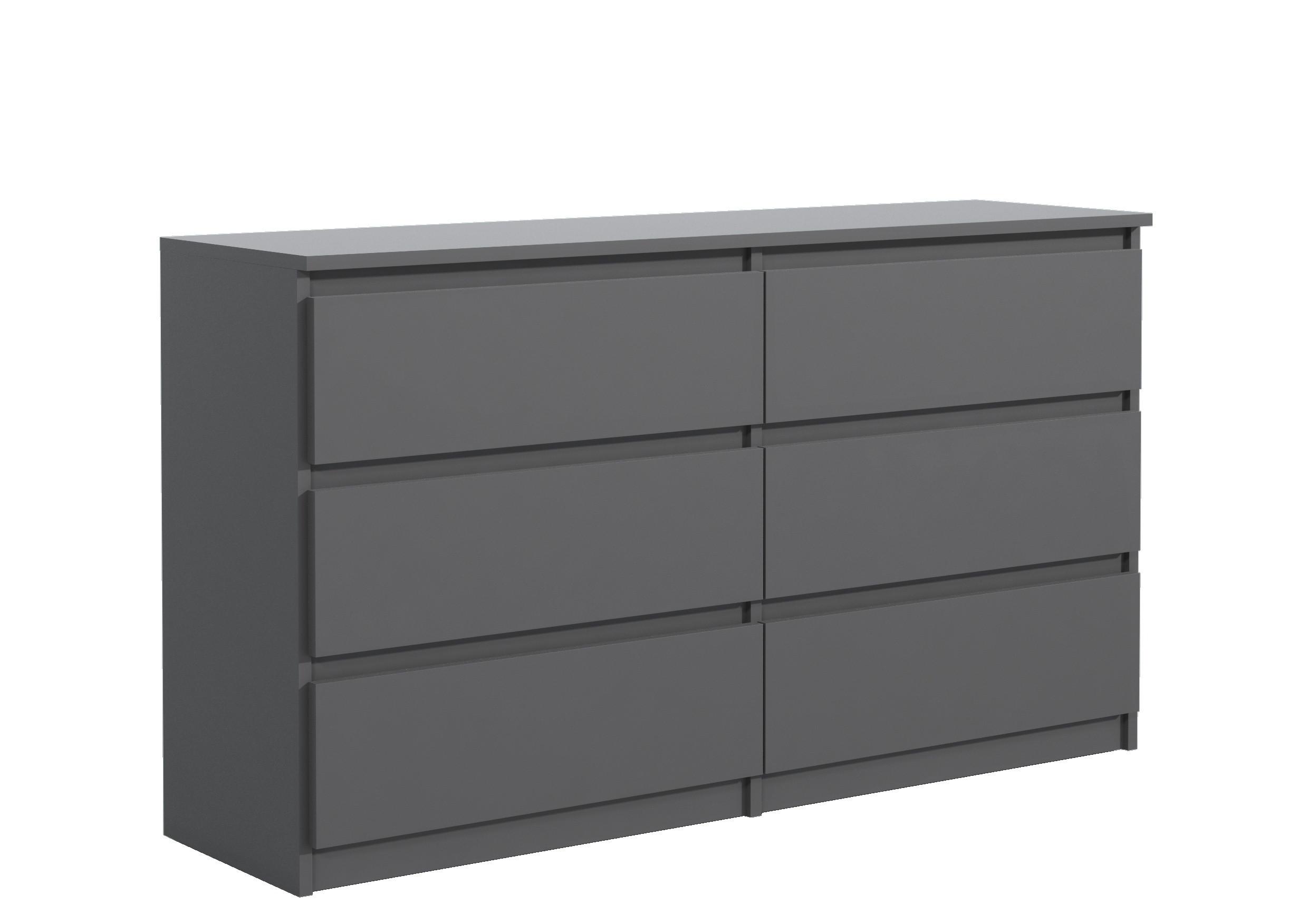 KOMMODE Anthrazit 100/79/39 - Anthrazit, Holzwerkstoff (100/79/39cm) - RAUMHIRSCH FURNITURE