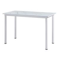 ESSTISCH Tammela - Creme/Weiß, Holzwerkstoff/Metall (120/60/75cm) - [en.casa]
