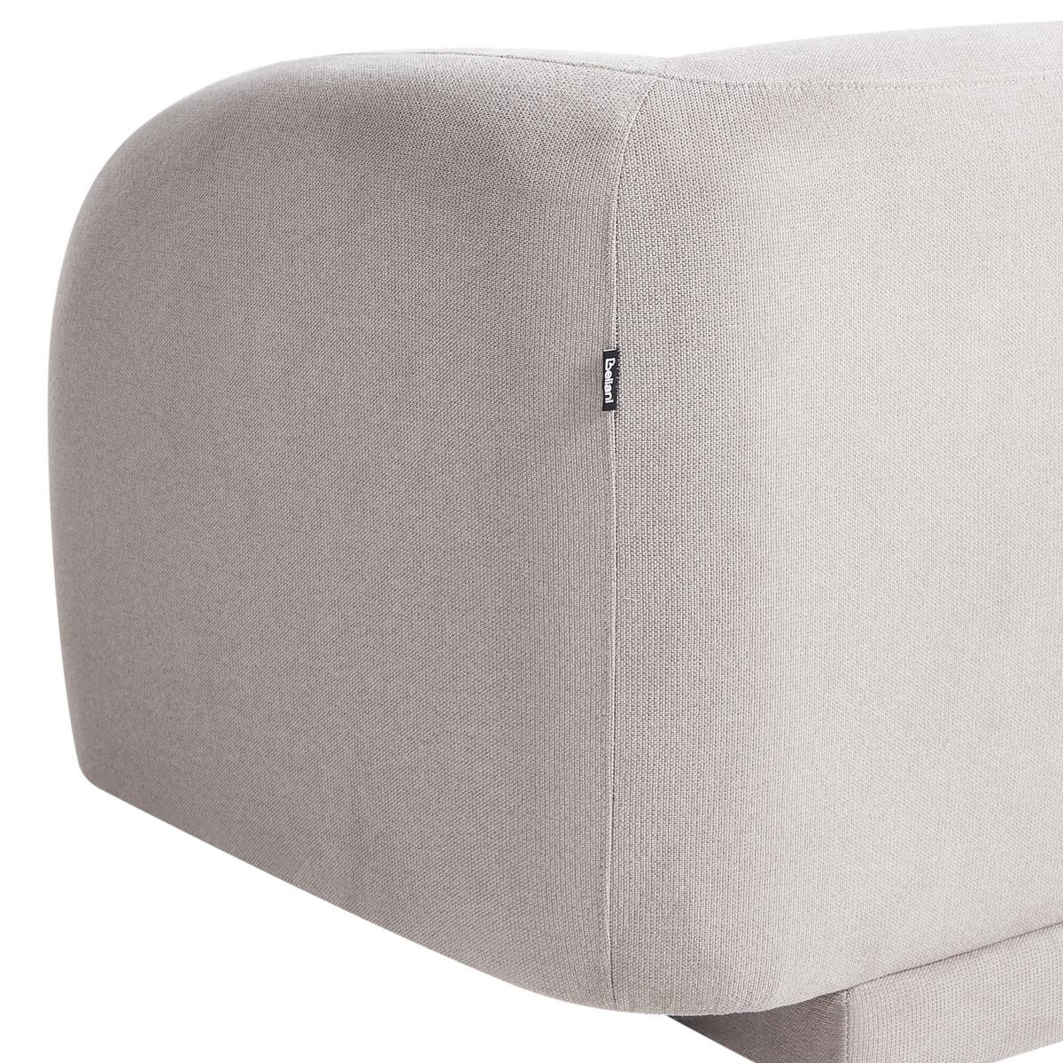 SESSEL Hellgrau Skjanes - Hellgrau, Textil (102/69/81cm) - Beliani