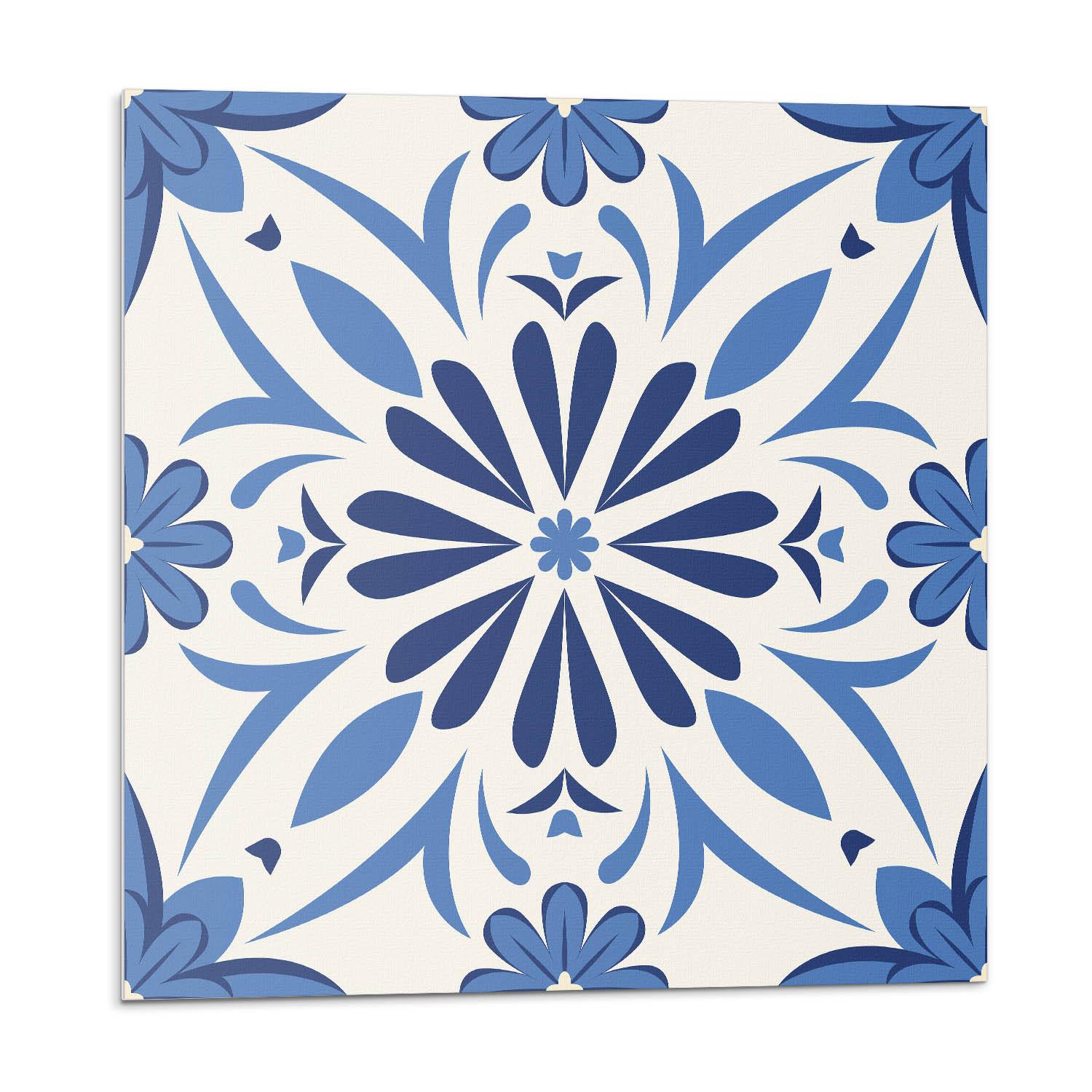 WANDPANEEL 20 Stück 20x20 cm selbstklebend Aeloria - Pastellblau, Kunststoff (20/1.6/20cm) - Wallfluent