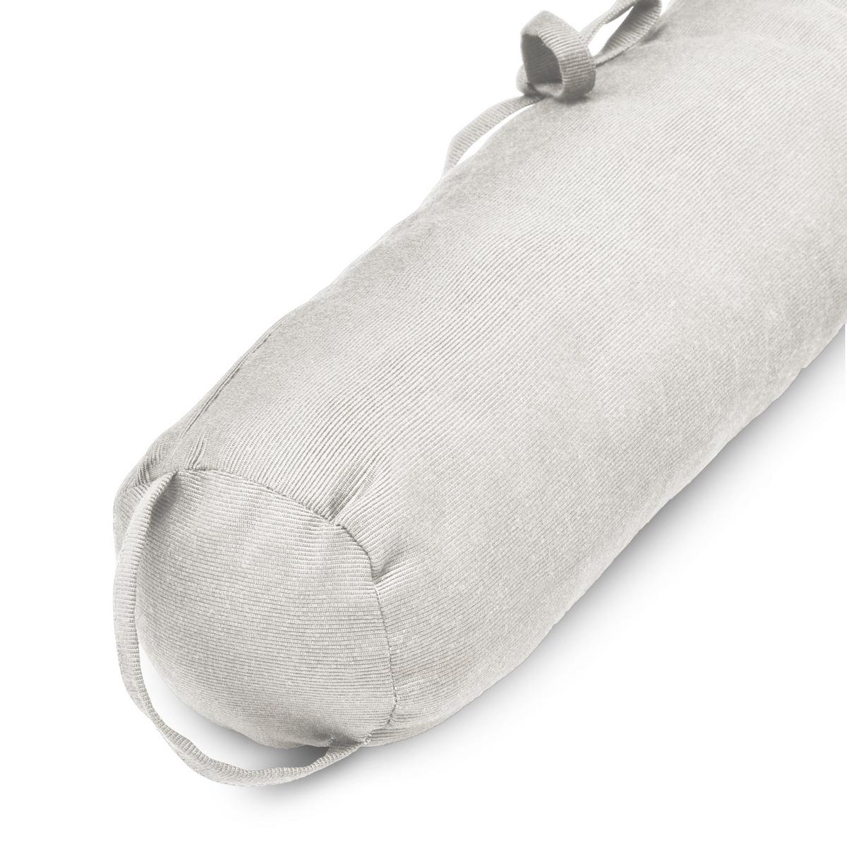 ZUGLUFTSTOPPER Viento 10x90cm Hellgrau (2tlg) - Hellgrau, Textil (10/90cm) - Beautissu 