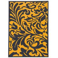 DESIGNER KURZFLOR TEPPICH MODERNE MUSTER - Anthrazit, Textil (140/200cm) - Pergamon