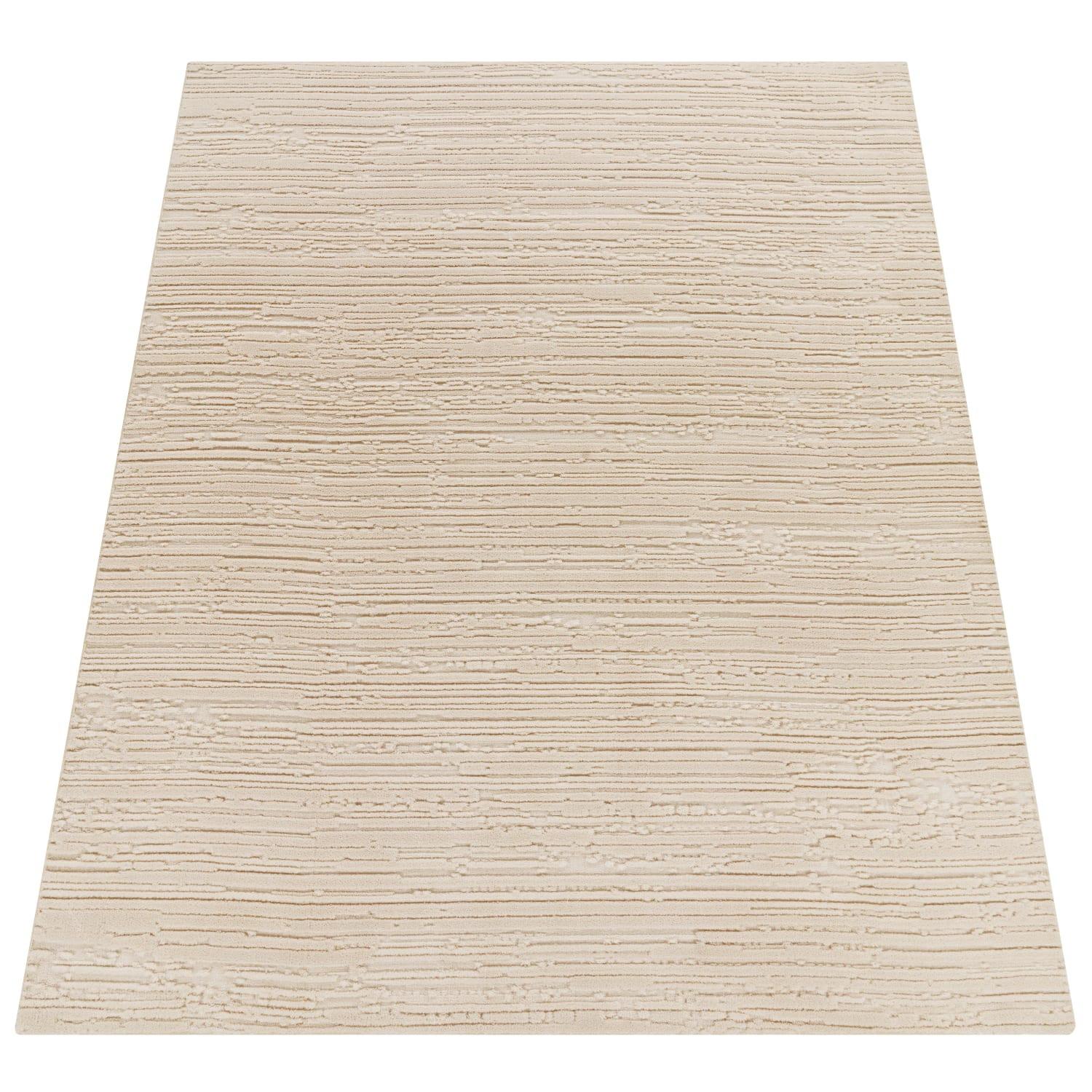STRUKTURTEPPICH, mit Struktur, Creme, 160 x 220 cm - Beige, Textil (160/220cm) - KADIMA DESIGN