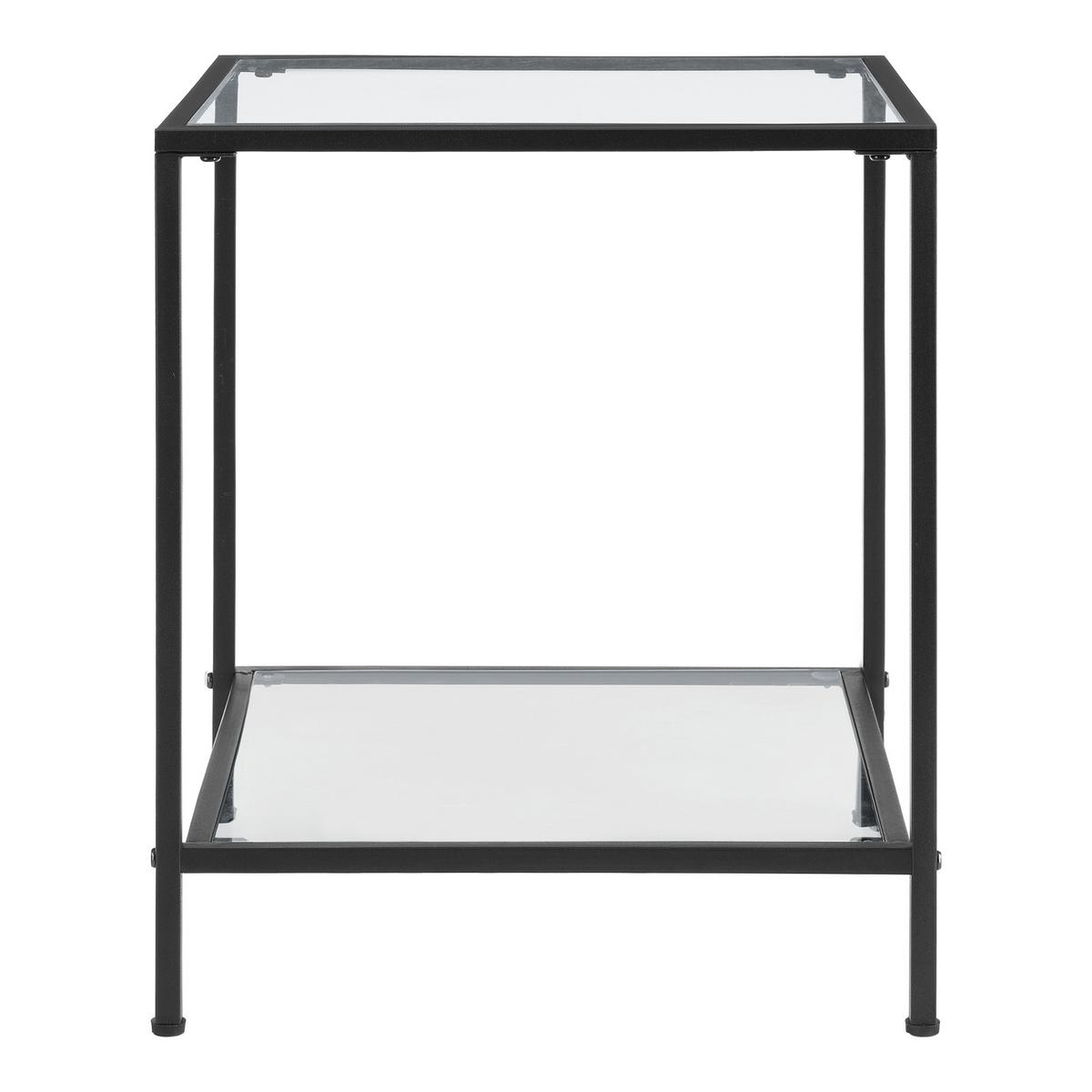 BEISTELLTISCH Norrtälje - Transparent, Glas (45/45/55cm) - [en.casa]