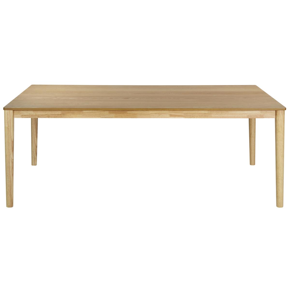 ESSTISCH 200/100 cm Helles Holz Ermelo - Hellbraun, Holzwerkstoff (100/100/76cm) - Beliani