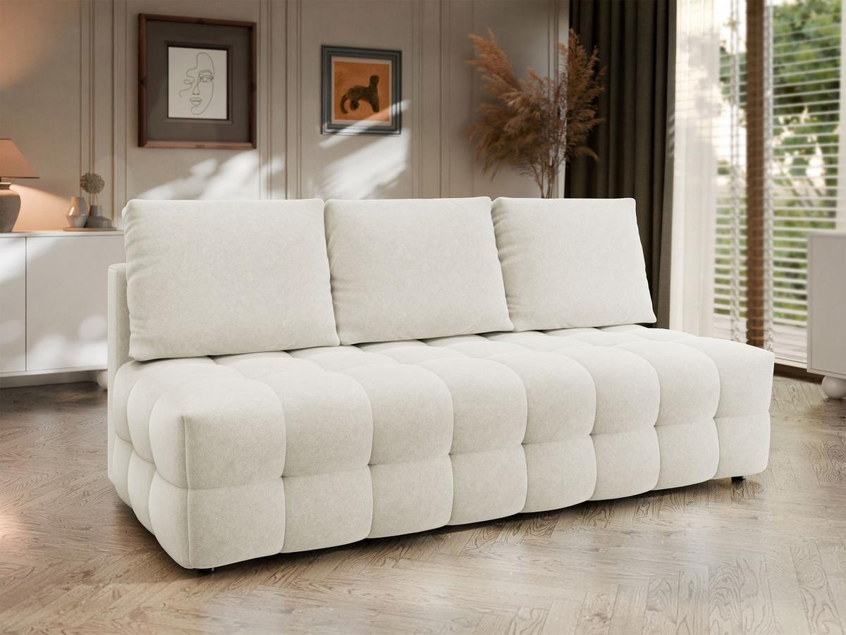 SCHLAFSOFA Sempre - Creme, Holz/Kunststoff (208/97/100cm) - MIRJAN24
